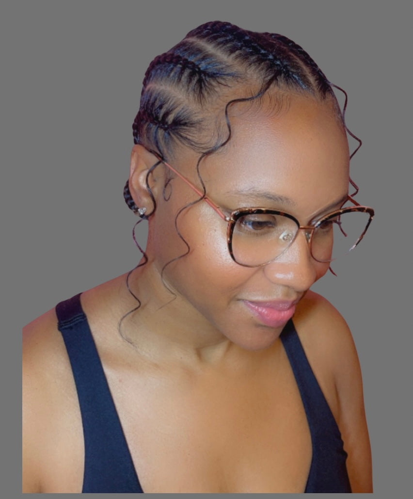 6 stitch braids with Nadia